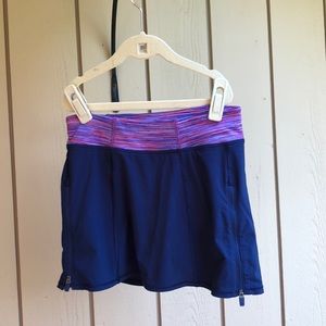 Athleta Girl Skort Navy Blue (size M 8-10)